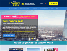 Tablet Screenshot of londonpass.fr