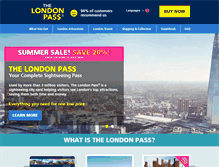 Tablet Screenshot of londonpass.com